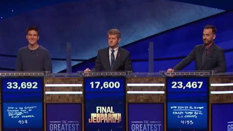 In the Final Jeopardy. . Who won tonights jeopardy